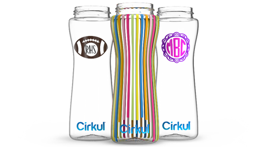 Custom 22oz. Plastic Bottle & Comfort Grip Lid CX3Y