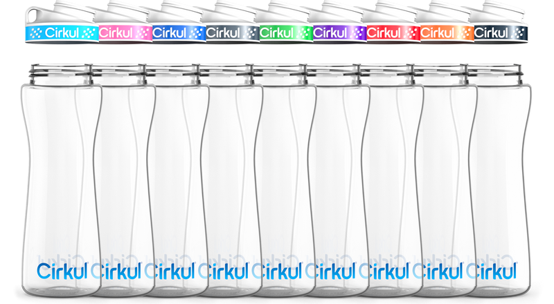 Custom 22oz. Plastic Bottle & Comfort Grip Lid CX3Y
