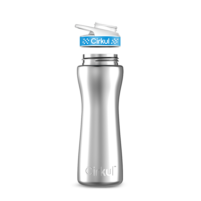 22oz. Stainless Steel Bottle & Comfort Grip Lid 60RB