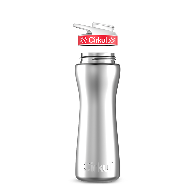 22oz. Stainless Steel Bottle & Comfort Grip Lid 60RB