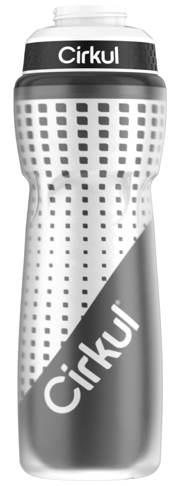 22oz. Insulated Squeeze Plastic Bottle & Sport Lid 1UNK