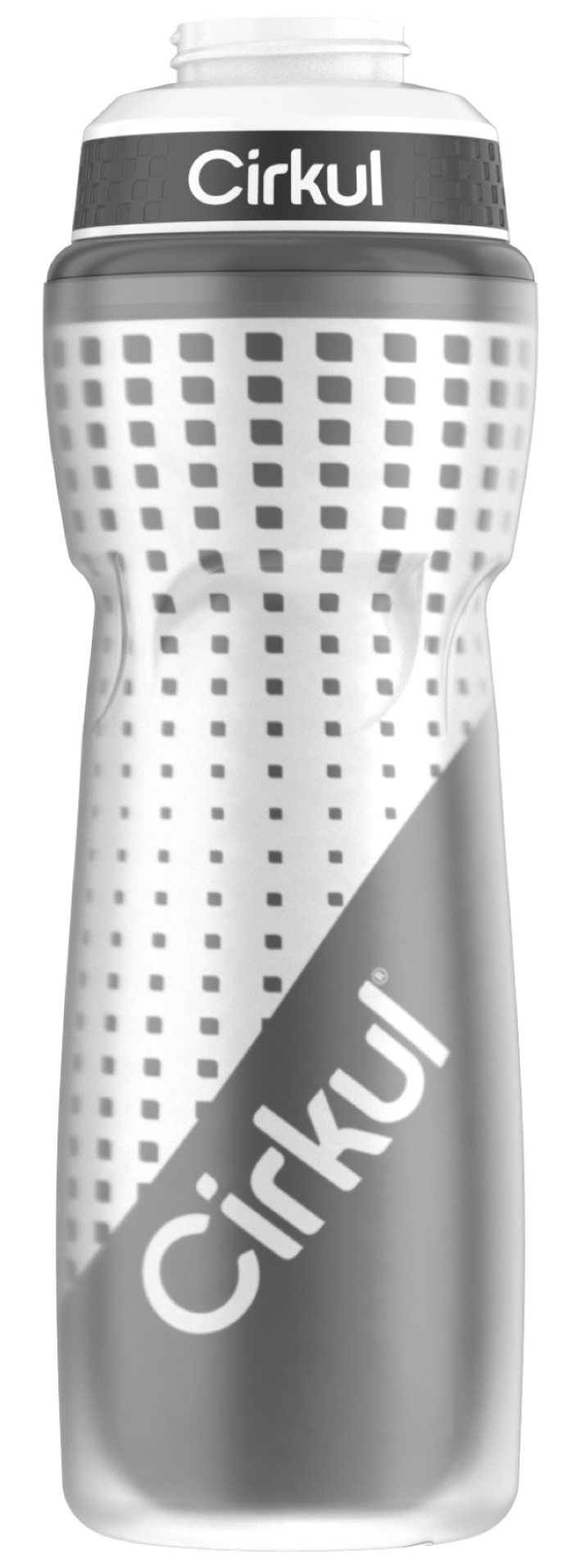 22oz. Insulated Squeeze Plastic Bottle & Sport Lid 1UNK