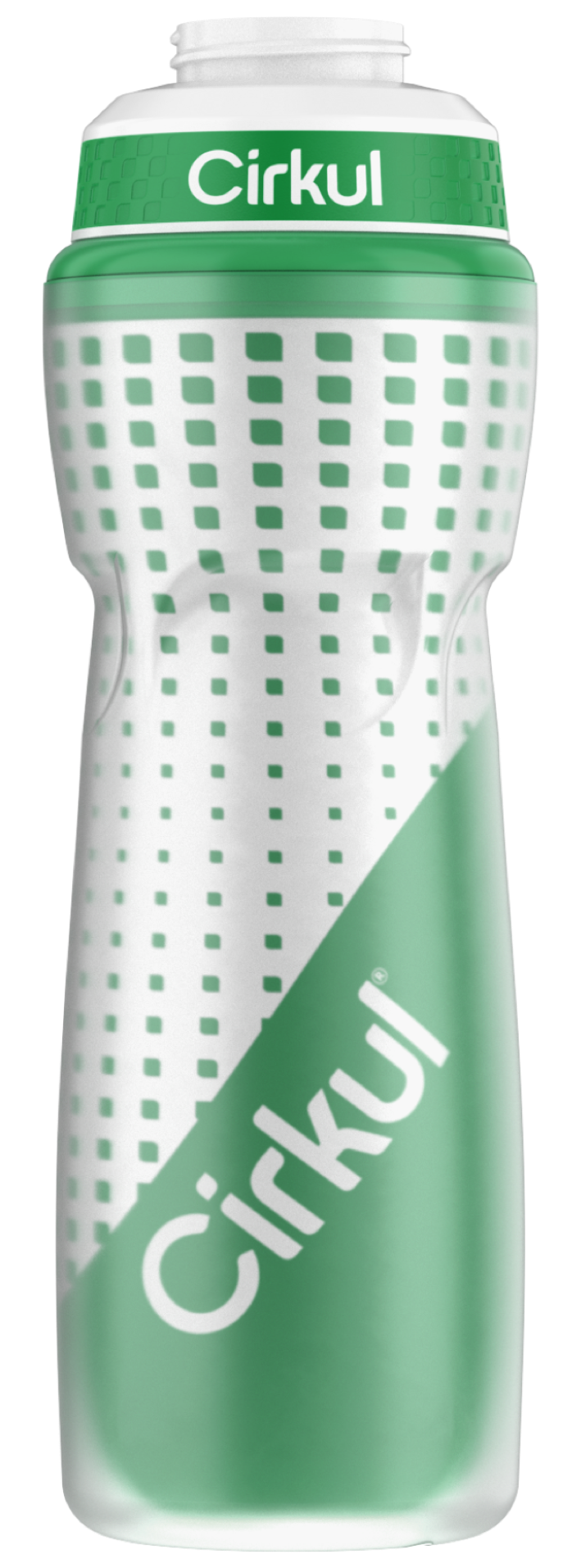 22oz. Insulated Squeeze Plastic Bottle & Sport Lid 1UNK