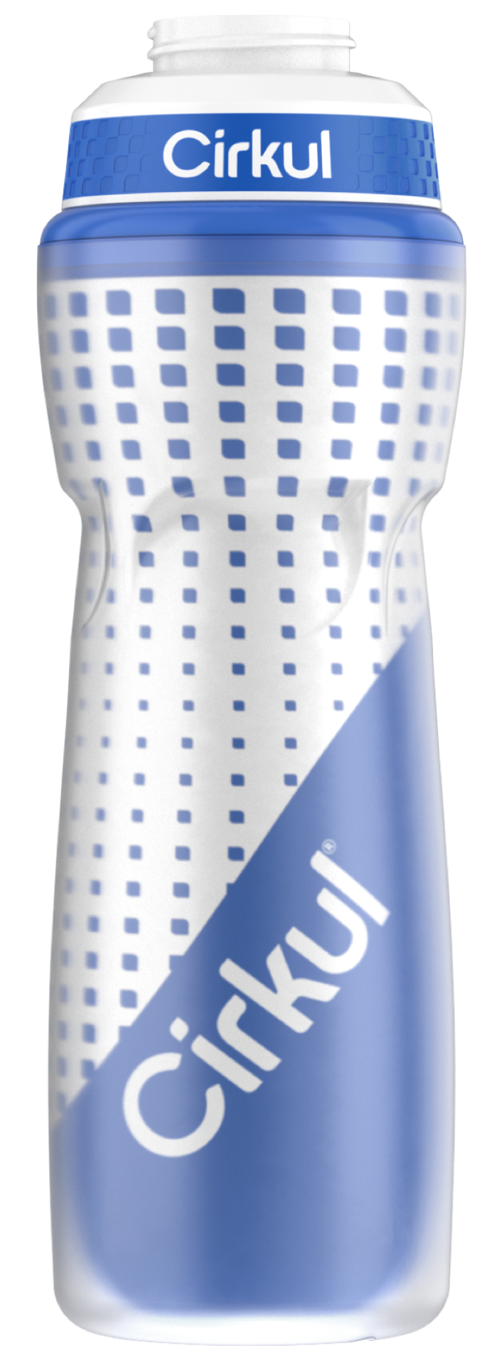 22oz. Insulated Squeeze Plastic Bottle & Sport Lid 1UNK