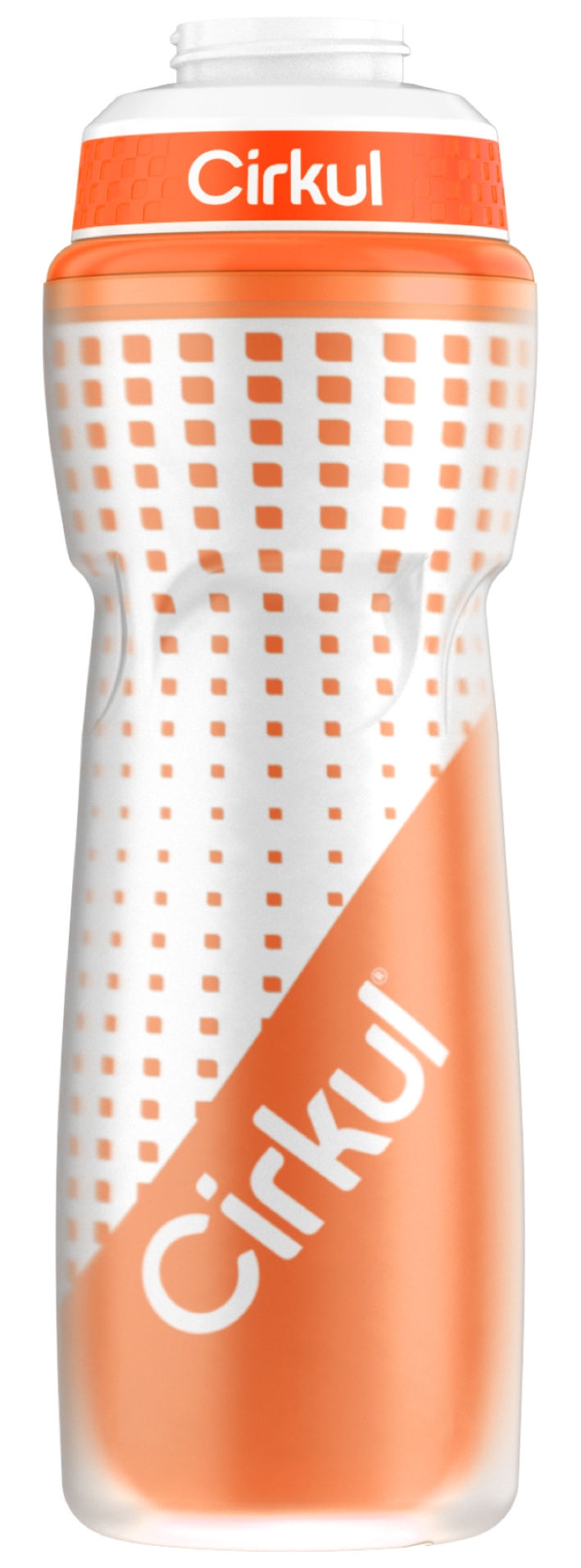 22oz. Insulated Squeeze Plastic Bottle & Sport Lid 1UNK