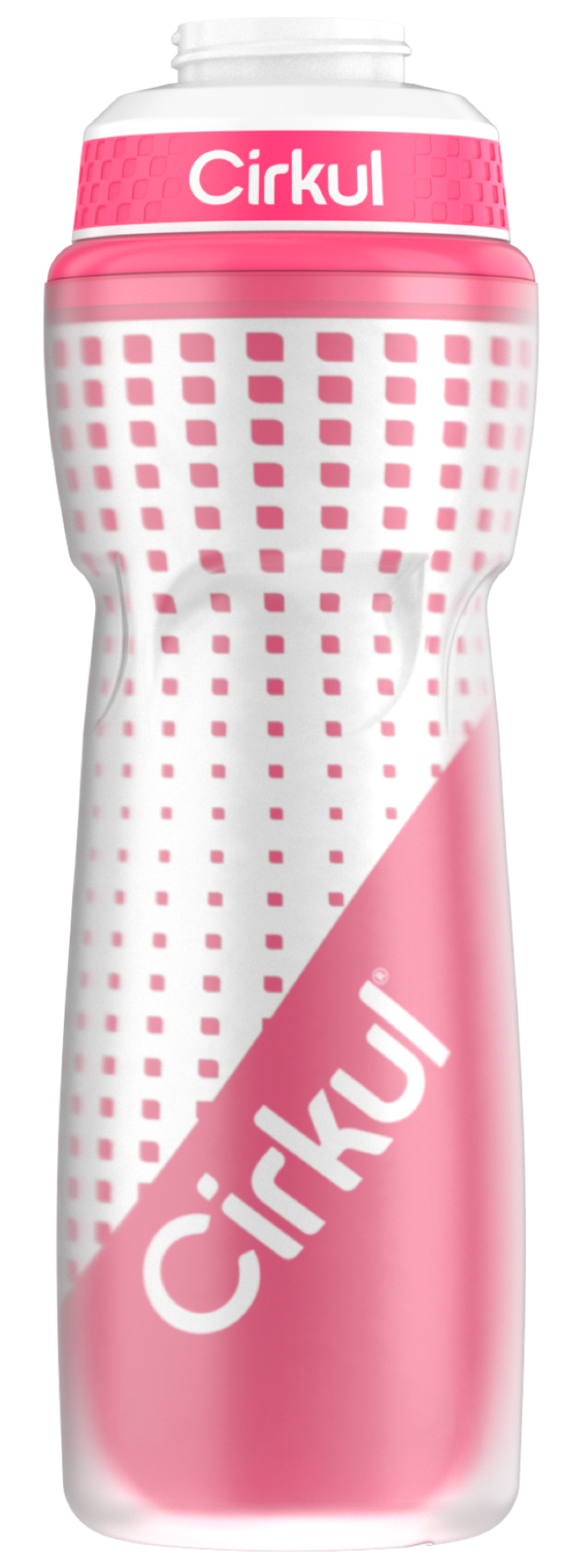 22oz. Insulated Squeeze Plastic Bottle & Sport Lid 1UNK