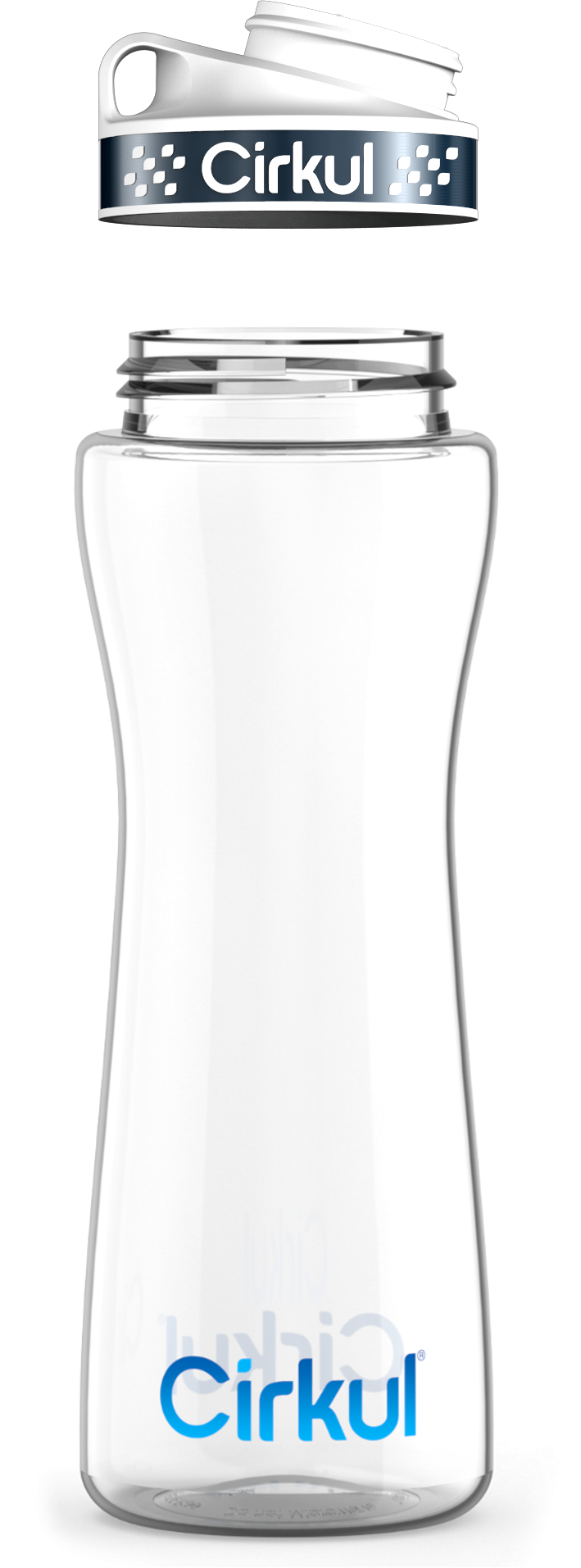 Custom 22oz. Plastic Bottle & Comfort Grip Lid CX3Y