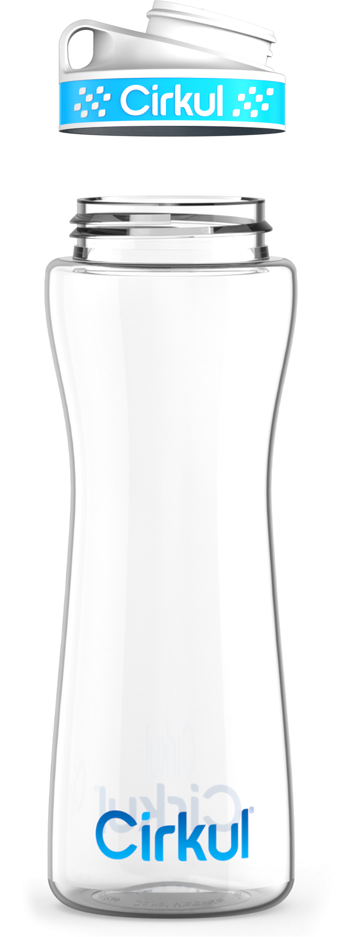 Custom 22oz. Plastic Bottle & Comfort Grip Lid CX3Y