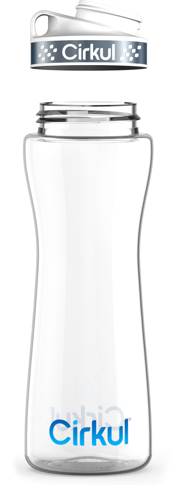 Custom 22oz. Plastic Bottle & Comfort Grip Lid CX3Y