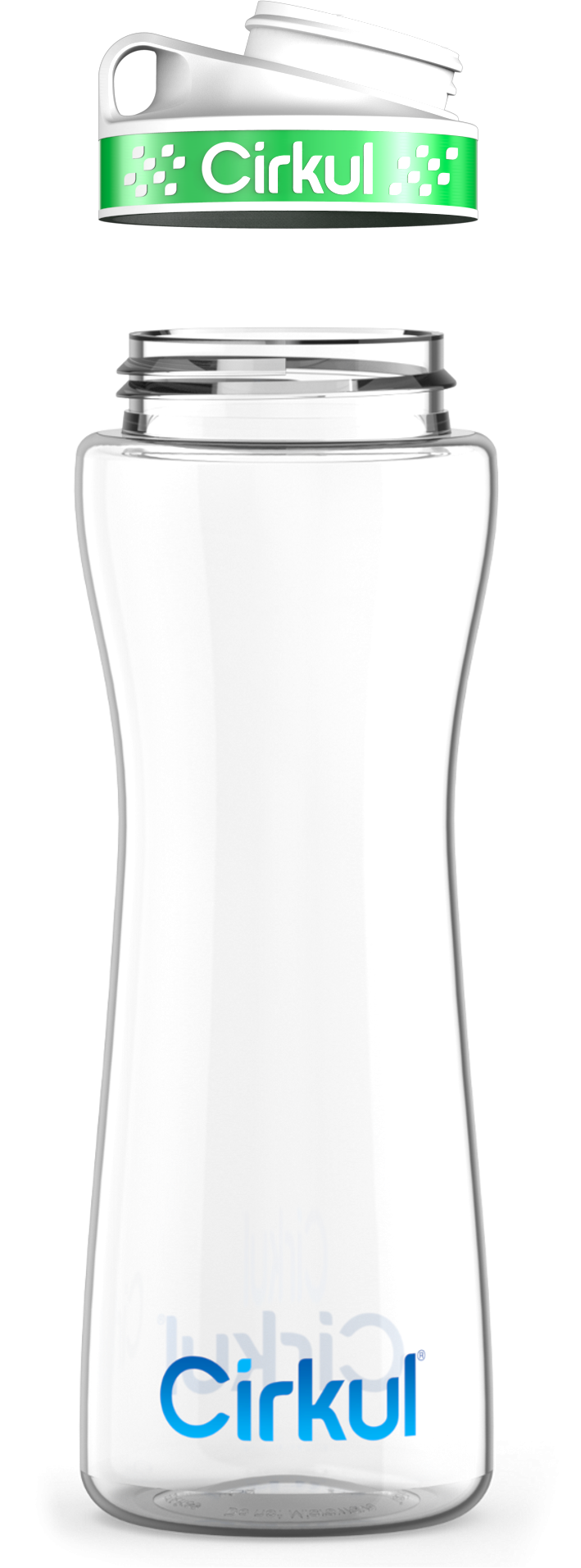 Custom 22oz. Plastic Bottle & Comfort Grip Lid CX3Y