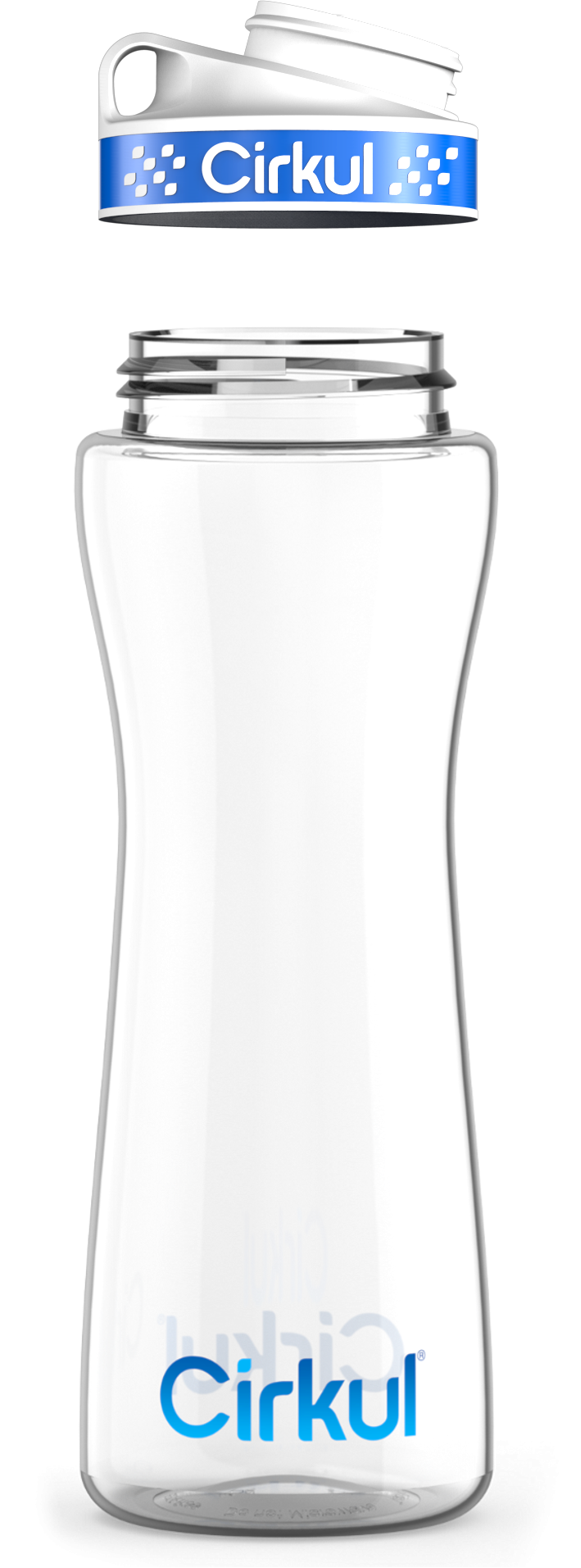 Custom 22oz. Plastic Bottle & Comfort Grip Lid CX3Y