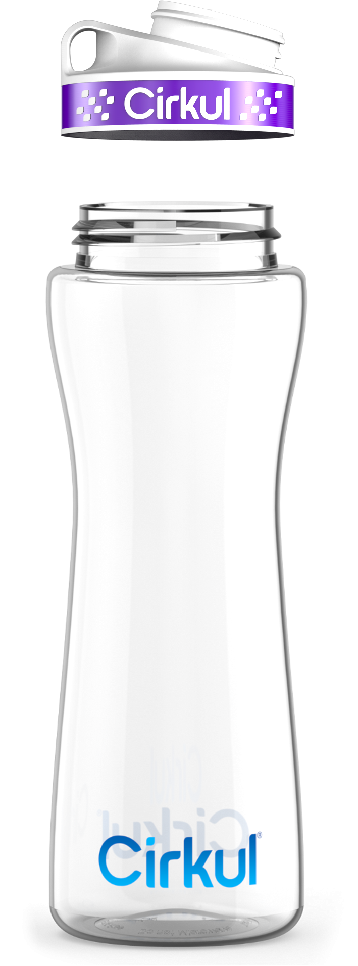 Custom 22oz. Plastic Bottle & Comfort Grip Lid CX3Y