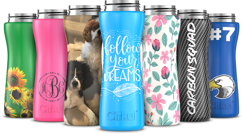 Custom 22oz. Stainless Steel Bottle & Comfort Grip Lid 1J93