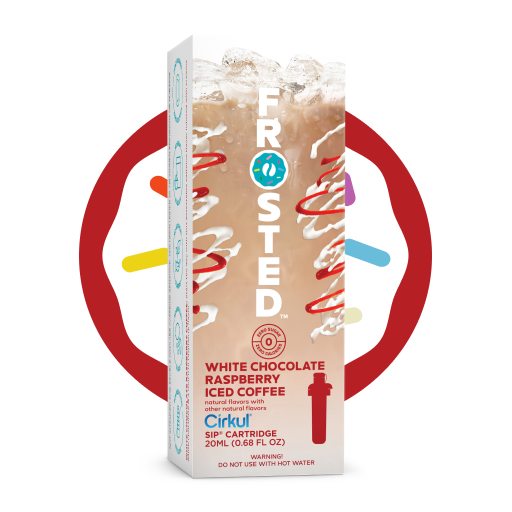 Frosted White Chocolate Raspberry Iced Coffee PD6I